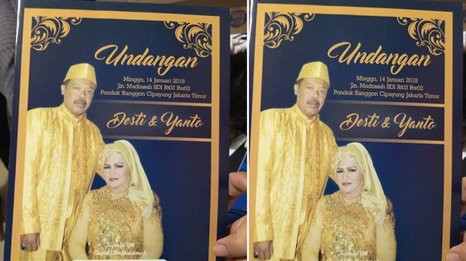 Undangan Pernikahan Ini Bikin Netter Bingung Dengan Foto Depannya Siapa Yang Nikah Planet Merdeka