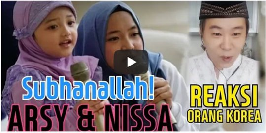 Reaksi Orang Korea Selatan Saat Lihat Arsy Hermansyah duet 