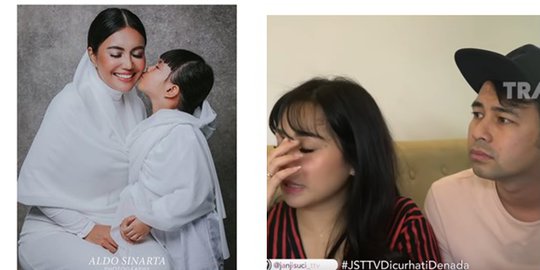 Nagita Slavina meneteskan air mata dengar cerita Denada 