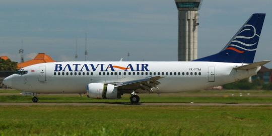 Batavia Air tergelincir, Bandara Sepinggan ditutup