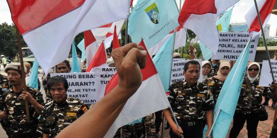 Demo tolak premanisme di Bandung