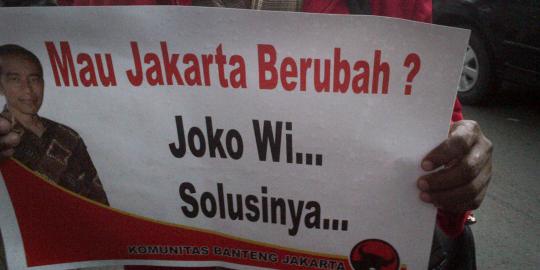 Jokowi-Ahok dielu-elukan pendukung
