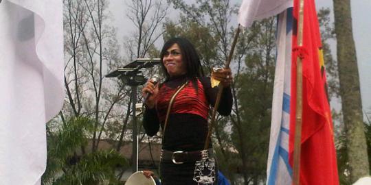 Demo BBM, Angie \'si waria\' sebut SBY banci