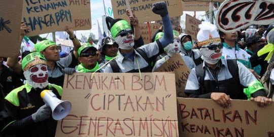 Ibas menonton demonstrasi di DPR