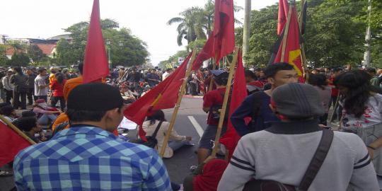 Demonstran blokir Malioboro 