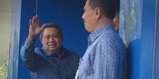SBY hadiri rapat di kantor DPP Partai Demokrat