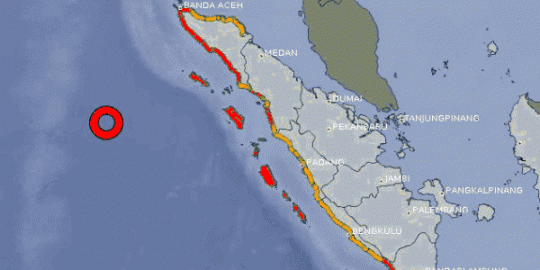 Empat warga Simeulue terluka akibat gempa