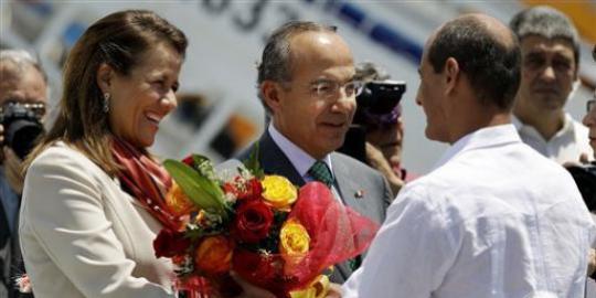 Kunjungan Presiden Calderon tandai rujuk Meksiko-Kuba