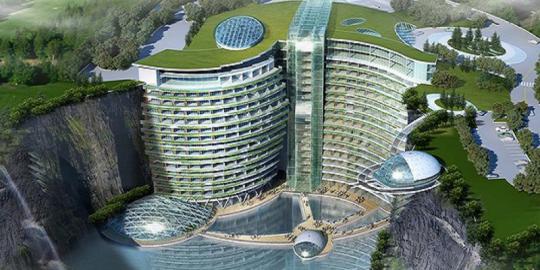 Groundscrapers, hotel megah di bawah tanah
