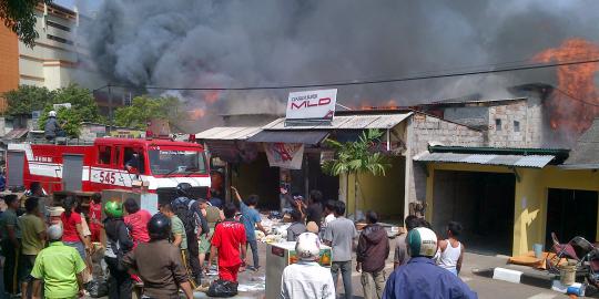 Kebakaran rumah di Cililitan