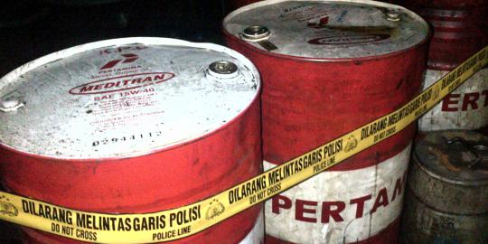 Polisi ungkap penimbunan 40 ton BBM di Tangerang
