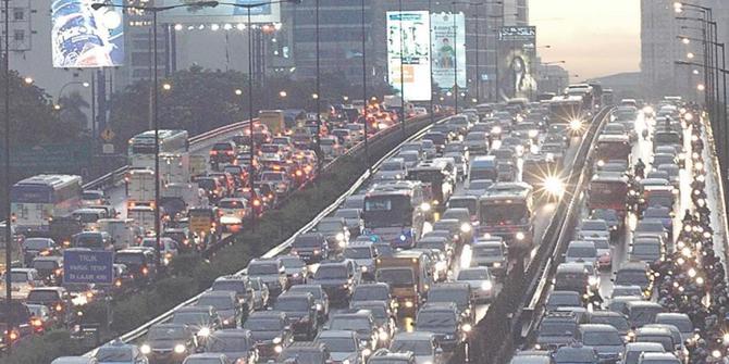 1 Jam contra flow, kepadatan tol dalam kota berkurang 