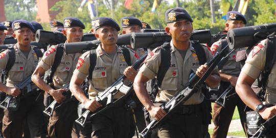 Ratusan polisi amankan kantor Bupati Mesuji