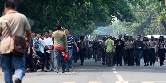 Ormas yang menyerang warga di Solo membawa pedang