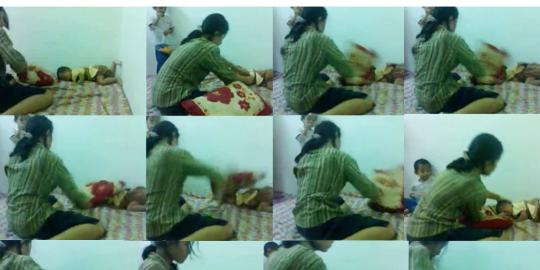 Video sadis wanita pukuli bayi beredar