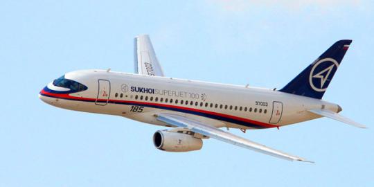Sesaat sebelum pesawat Sukhoi SuperJet-100 hilang 
