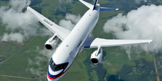 Sukhoi ditemukan di pinggir tebing Gunung Salak