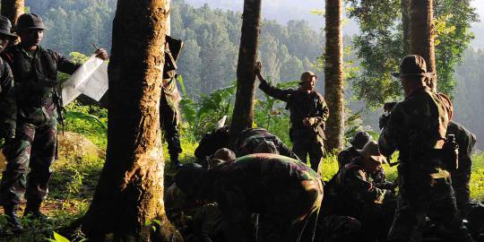 Tim SAR gabungan bangun posko darurat di SMP 1 Cijeruk