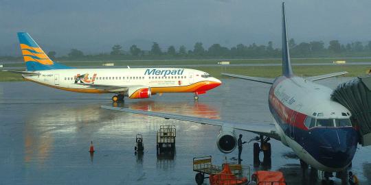 Pilot Merpati tetap terbang