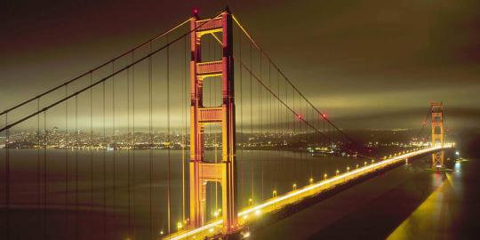 Wah, jembatan Golden Gate rayakan HUT ke-75!