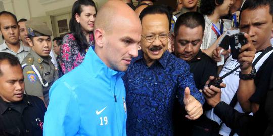 Kunjungan Inter Milan ke balai kota Jakarta