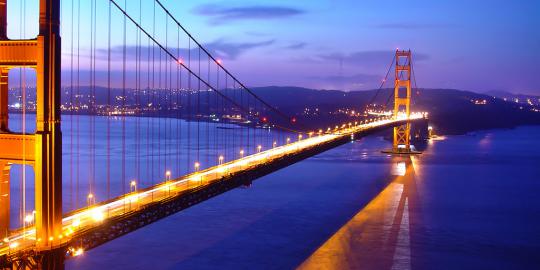 Jembatan Golden Gate rayakan ulang tahun ke-75