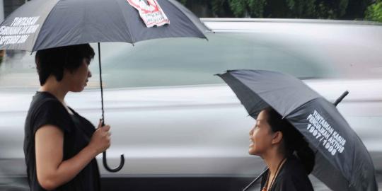 Aksi Kamisan di Istana Merdeka