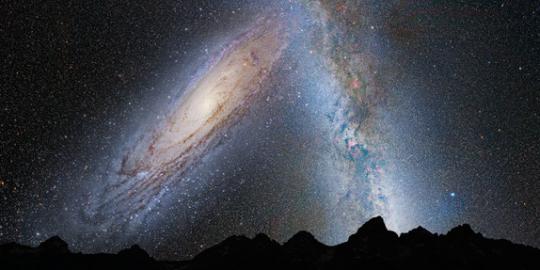 Crash of the Titans: Bima Sakti bertabrakan dengan Andromeda