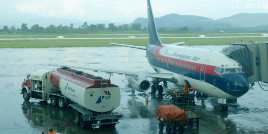 Penerbangan kacau akibat Sriwijaya tergelicir di Supadio