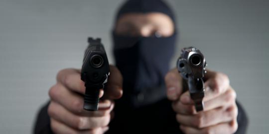 Pistol untuk menembak bos security ditemukan