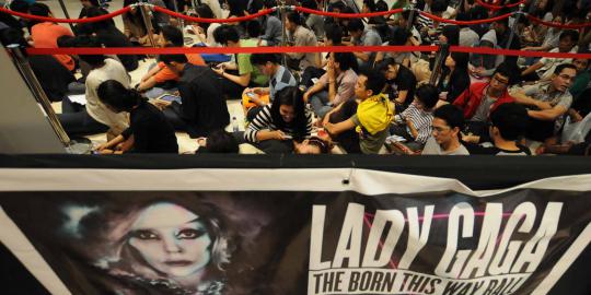 250 Polisi dikerahkan jaga refund tiket Lady Gaga