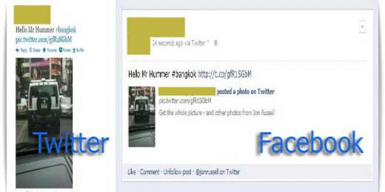 Twitter dan Facebook kini berteman?