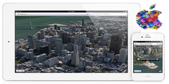 Apple 3D Mapping dioperasikan dengan suara