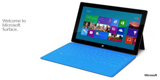 Microsoft umumkan Windows RT Surface dan Windows 8 Surface