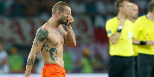 Bintang sepak bola bertato di Euro 2012