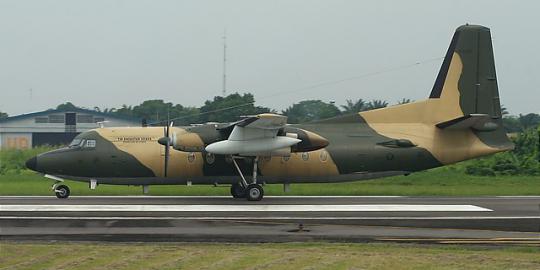 TNI AU benarkan pesawat Fokker 27 jatuh di Halim