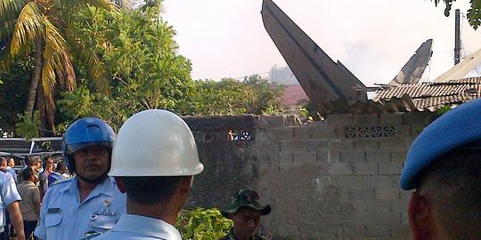  Fokker jatuh timpa 8 rumah warga di Halim