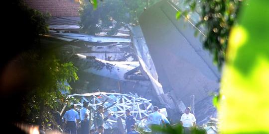 Co Pilot Fokker tewas, total korban 10 orang