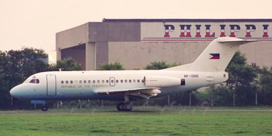 Ferdinand Marcos cinta mati dengan Fokker F-28