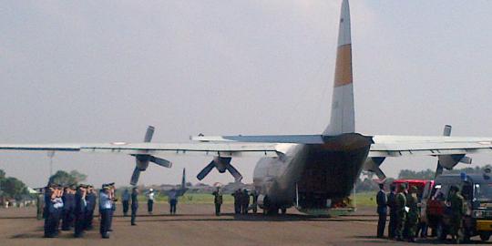 Korban Fokker Syahroni disambut duka di Lanud Husein