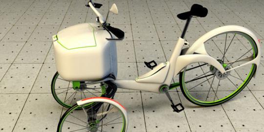Sepeda roda tiga ini didesain ramah lingkungan