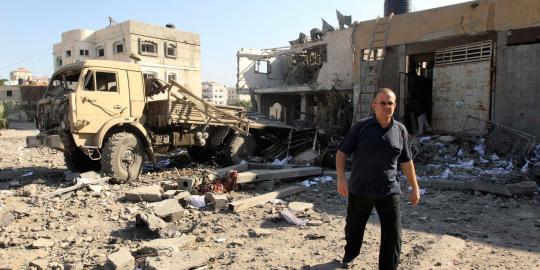 Jalur Gaza kembali digempur Israel