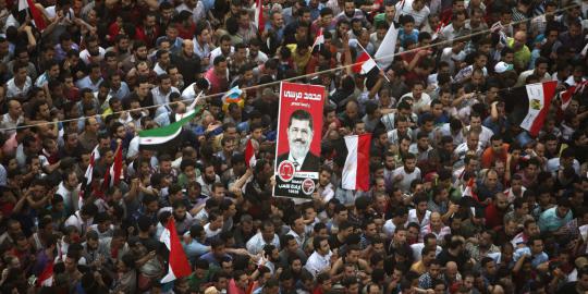Ribuan pendukung Mursi rayakan kemenangan