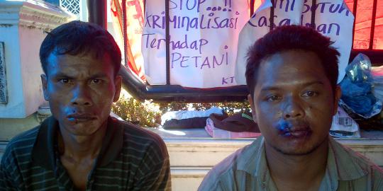 Pemerintah tanggung jawab jika petani jahit mulut tewas