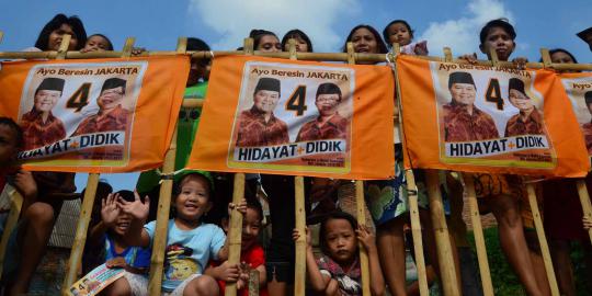 Cagub Hidayat Nur Wahid sapa warga Jakarta Pusat