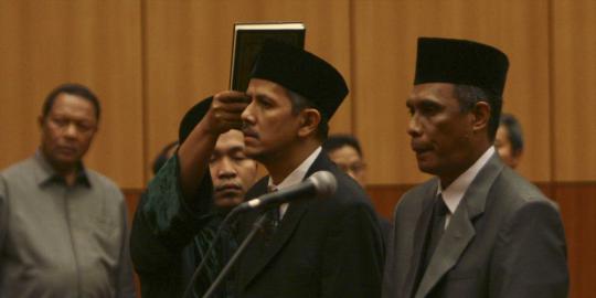 Anggito Abimanyu resmi jadi Dirjen Haji dan Umroh