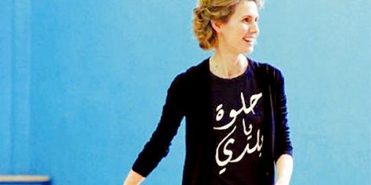Kaos Asma al-Assad mengundang komentar pedas
