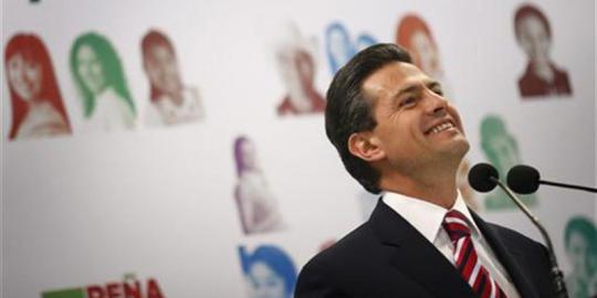 Enrique Nieto hampir pasti jadi presiden baru Meksiko