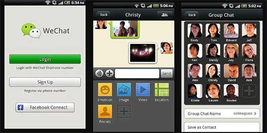 Aplikasi pengirim pesan teks, suara, foto, dan video gratis