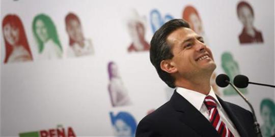 Pena Nieto hampir pasti menjadi presiden baru Meksiko